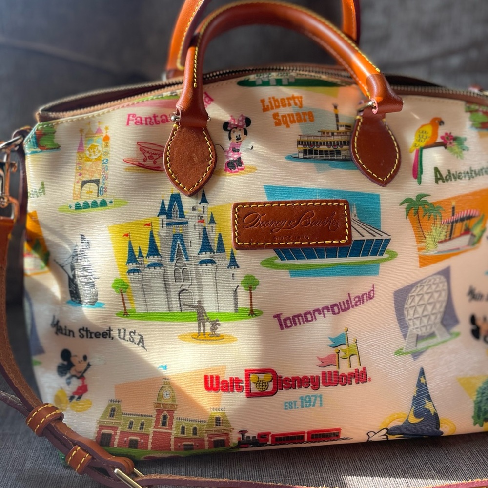 Dooney & Bourke Disney World "The Lands" Retro Purse